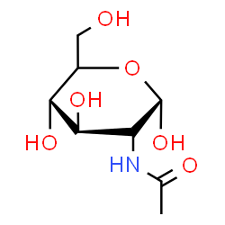 ChemSpider 2D Image | 2-Acetamido-2-deoxy-alpha-D-glucopyranose | C8H15NO6