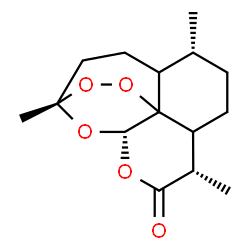 ChemSpider 2D Image | (1S,5R,9S,12S)-1,5,9-Trimethyl-11,14,15,16-tetraoxatetracyclo[10.3.1.0~4,13~.0~8,13~]hexadecan-10-one | C15H22O5