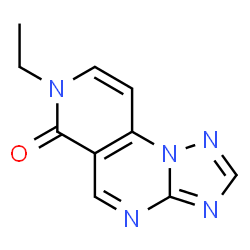 ChemSpider 2D Image | 7-Ethylpyrido[3,4-e][1,2,4]triazolo[1,5-a]pyrimidin-6(7H)-one | C10H9N5O
