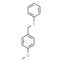 ChemSpider 2D Image | 1-Methoxy-4-[(phenylsulfanyl)methyl]benzene | C14H14OS