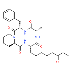 ChemSpider 2D Image | microsporin A | C28H40N4O5