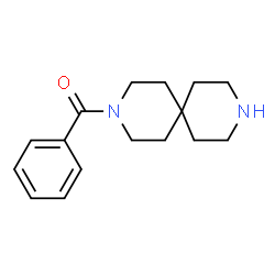 ChemSpider 2D Image | 3,9-Diazaspiro[5.5]undec-3-yl(phenyl)methanone | C16H22N2O