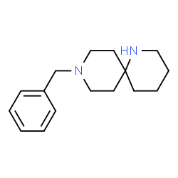 ChemSpider 2D Image | 9-Benzyl-1,9-diazaspiro[5.5]undecane | C16H24N2