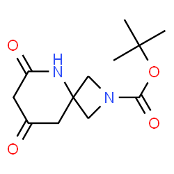 ChemSpider 2D Image | tert-Butyl-6,8-dioxo-2,5-diazaspiro[3.5]nonan-2-carboxylat | C12H18N2O4