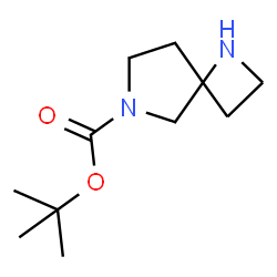 ChemSpider 2D Image | tert-Butyl-1,6-diazaspiro[3.4]octan-6-carboxylat | C11H20N2O2