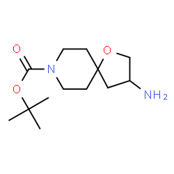 ChemSpider 2D Image | tert-Butyl-3-amino-1-oxa-8-azaspiro[4.5]decan-8-carboxylat | C13H24N2O3