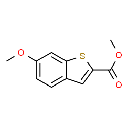 ChemSpider 2D Image | Methyl 6-methoxy-1-benzothiophene-2-carboxylate | C11H10O3S