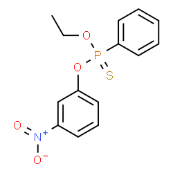 ChemSpider 2D Image | O-Ethyl O-(3-nitrophenyl) phenylphosphonothioate | C14H14NO4PS