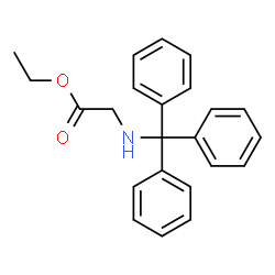 ChemSpider 2D Image | Ethyl N-tritylglycinate | C23H23NO2