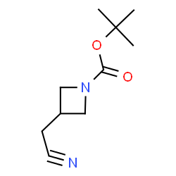 ChemSpider 2D Image | 1-Boc-3-(cyanomethyl)azetidine | C10H16N2O2