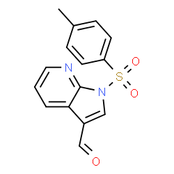 ChemSpider 2D Image | 1-(4-methylbenzenesulfonyl)-1H-pyrrolo[2,3-b]pyridine-3-carbaldehyde | C15H12N2O3S