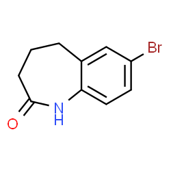 ChemSpider 2D Image | 7-Bromo-1,3,4,5-tetrahydro-2H-1-benzazepin-2-one | C10H10BrNO