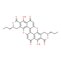 ChemSpider 2D Image | Xylindein | C32H24O10
