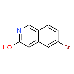 ChemSpider 2D Image | 6-Bromoisoquinolin-3-ol | C9H6BrNO