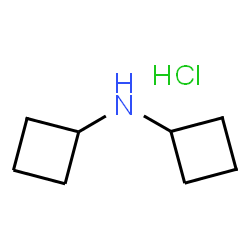 ChemSpider 2D Image | N-Cyclobutylcyclobutanamine hydrochloride (1:1) | C8H16ClN