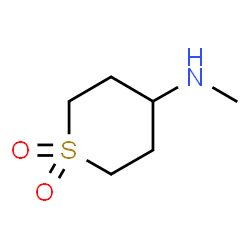 ChemSpider 2D Image | 4-(methylamino)-1??-thiane-1,1-dione | C6H13NO2S