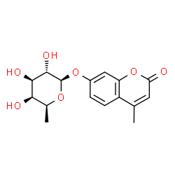ChemSpider 2D Image | 4-Methylumbelliferyl b-L-fucopyranoside | C16H18O7