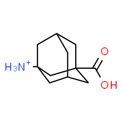 ChemSpider 2D Image | 3-Carboxy-1-adamantanaminium | C11H18NO2