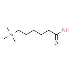 ChemSpider 2D Image | 6-(Trimethylsilyl)hexanoic acid | C9H20O2Si