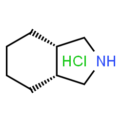 ChemSpider 2D Image | Cis-hexahydroisoindole hydrochloride | C8H16ClN