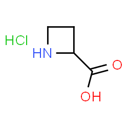 ChemSpider 2D Image | L-Azetidine-2-carboxylic acid HCl | C4H8ClNO2