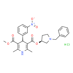 ChemSpider 2D Image | Barnidipine Hydrochloride | C27H30ClN3O6