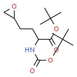 ChemSpider 2D Image | tert-butyl 2-(tert-butoxycarbonylamino)-4-(oxiran-2-yl)butanoate | C15H27NO5