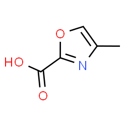 ChemSpider 2D Image | 4-Methyl-2-oxazolecarboxylic acid | C5H5NO3