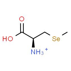 ChemSpider 2D Image | (1S)-1-Carboxy-2-(methylselanyl)ethanaminium | C4H10NO2Se