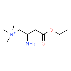 ChemSpider 2D Image | 2-Amino-4-ethoxy-N,N,N-trimethyl-4-oxo-1-butanaminium | C9H21N2O2