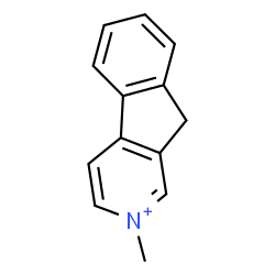 ChemSpider 2D Image | 2-Methyl-9H-indeno[2,1-c]pyridinium | C13H12N