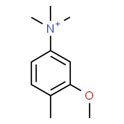 ChemSpider 2D Image | 3-Methoxy-N,N,N,4-tetramethylanilinium | C11H18NO