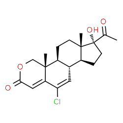 ChemSpider 2D Image | Osaterone | C20H25ClO4