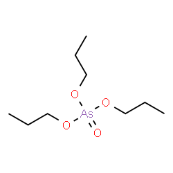 ChemSpider 2D Image | Tripropyl arsenate | C9H21AsO4