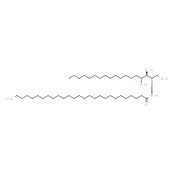 ChemSpider 2D Image | 26-Hydroxy-N-[(2S,3S,4R)-1,3,4-trihydroxy-2-octadecanyl]hexacosanamide | C44H89NO5