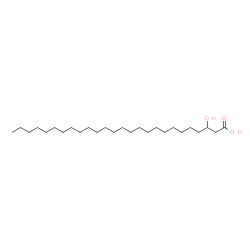 ChemSpider 2D Image | 3-Hydroxyhexacosanoic acid | C26H52O3