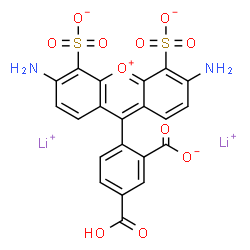 ChemSpider 2D Image | Alexa Fluor 488 meta-isomer | C21H12Li2N2O11S2