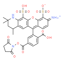 ChemSpider 2D Image | Alexa Fluor 514 para-isomer | C31H27N3O13S2