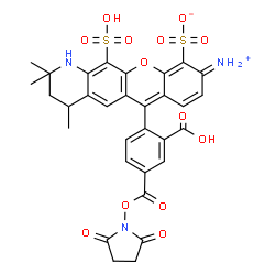 ChemSpider 2D Image | Alexa Fluor 514 meta-isomer | C31H27N3O13S2