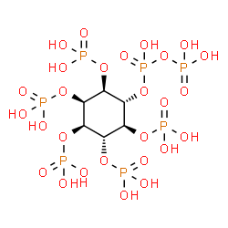 ChemSpider 2D Image | 6-diphospho-1D-myo-inositol pentakisphosphate | C6H19O27P7