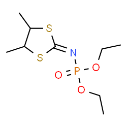 ChemSpider 2D Image | Diethyl (4,5-dimethyl-1,3-dithiolan-2-ylidene)phosphoramidate | C9H18NO3PS2