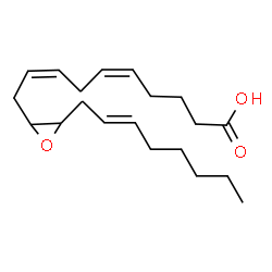 ChemSpider 2D Image | (5Z,8Z)-10-{3-[(2E)-2-Octen-1-yl]-2-oxiranyl}-5,8-decadienoic acid | C20H32O3