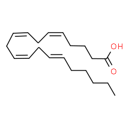 ChemSpider 2D Image | (5Z,8Z,11Z,14E)-5,8,11,14-Icosatetraenoic acid | C20H32O2