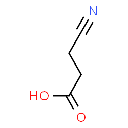 ChemSpider 2D Image | 3-Cyanopropanoic acid | C4H5NO2