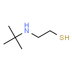 ChemSpider 2D Image | 2-[(2-Methyl-2-propanyl)amino]ethanethiol | C6H15NS