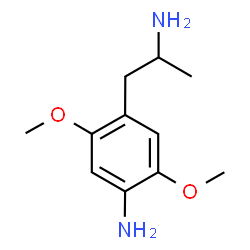 ChemSpider 2D Image | 4-(2-Aminopropyl)-2,5-dimethoxyaniline | C11H18N2O2