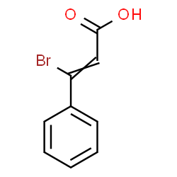 ChemSpider 2D Image | 3-Bromo-3-phenylacrylic acid | C9H7BrO2