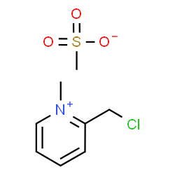 ChemSpider 2D Image | 2-(chloromethyl)-1-methyl-pyridin-1-ium;methanesulfonate | C8H12ClNO3S
