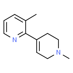 ChemSpider 2D Image | 1',3-Dimethyl-1',2',3',6'-tetrahydro-2,4'-bipyridine | C12H16N2