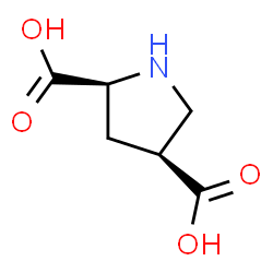 ChemSpider 2D Image | (2S,4S)-2,4-Pyrrolidinedicarboxylic acid | C6H9NO4